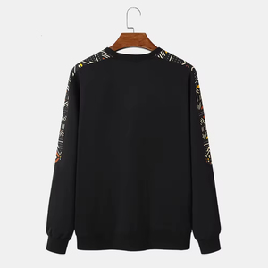 Sweat-shirt pour homme en coton mélangé, coupe classique, basique, décontracté, fabriqué au Pakistan, de haute qualité, respirant, respectueux de l'environnement - Product Image 2