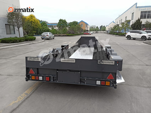 Remolque Pequeño Ozmatix <span class=keywords><strong>de</strong></span> Aluminio con Doble Eje, Elevación Hidráulica, <span class=keywords><strong>para</strong></span> Transporte <span class=keywords><strong>de</strong></span> Autos <span class=keywords><strong>de</strong></span> Carreras, con Plataforma Trasera Plegable - Product Image 6