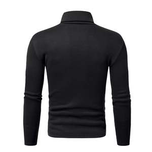 OEM Custom <b>Mens</b> Washed Cotton Turtleneck <b>Shirt</b> Breathable Comfortable Pullover Outerwear Supplier High Neck <b>Shirts</b> <b>For</b> <b>Men's</b> - Product Image 3