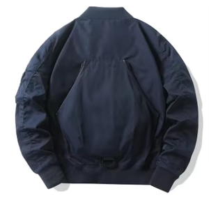 Chaqueta de Piloto para Hombre, Personalizada OEM, Acolchada, Gruesa, Cálida para Invierno, Estilo Retro MA-1, con Cremallera de Cobre - Product Image 5