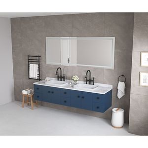 Specchio da Bagno a LED da Parete 72 x 30 Pollici con Illuminazione Frontale e Posteriore, Antiappannamento, Memoria, 3 Colori, Dimmerazione Continua - Product Image 3