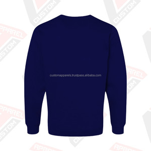 Sweat-shirt streetwear en molleton 100 % coton épais, coupe classique, broderie personnalisée, pull premium - Product Image 2