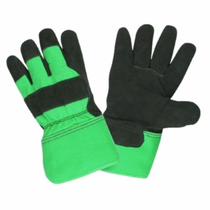 Gants de travail en cuir pour homme et femme, résistants, en cuir de vachette pleine fleur, unisexes - Product Image 5