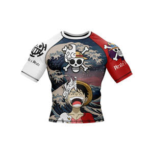 Men's <b>Long</b> <b>Sleeve</b> Rash Guard Compression Shirt Breathable Quick-Dry UPF50+ Anti-Bacterial for BJJ MMA Grappling No Gi - Product Image 3