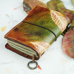 Cuaderno de Viaje de Cuero Genuino, Hecho a Mano, Doble Capa, Cuero Vacuno, Estilo Vintage, Portátil, Regalo para Parejas, Al-amir Hecho a Mano, 8x6 - Product Image 5