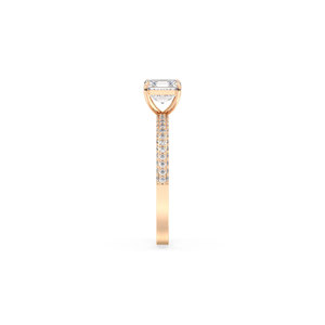 Bague REYES personnalisable avec diamant de laboratoire taille Asscher 1,48 carat, certifiée IGI, or massif 14 carats, diamants HPHT CVD, bijoux de luxe - Product Image 4