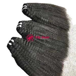 Extensions de cheveux raides crépus de qualité supérieure tissage de cheveux humains bruts et vierges de VQ Hair Vietnam - Product Image 2