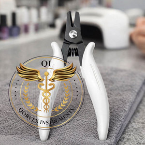 Alicates para cortar y remover extensiones de cabello con mango blanco para remover enlaces de queratina – Herramientas profesionales para extensiones de cabello - Product Image 3