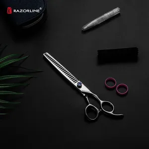 Hair Scissors 6'' 6.5" JP Steel Hair Cutting Scissors Thinning <b>Shears</b> Hairdressing Scissors Black Screw - Product Image 5