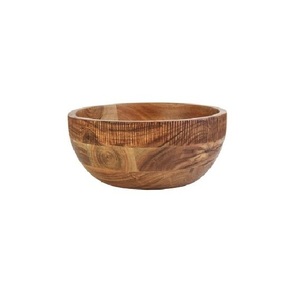 High Arrival Acacia Wood Salad Bowl Eco Friendly Handmade Wooden Serving Bowl for Kitchen & Dining Natural Wood - Product Image 4