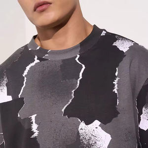 เสื้อยืดโลโก้สั่งทำ ราคาถูก MOQ ต่ำ ระบายอากาศได้ดี ผ้าฝ้าย 100% สั่งซื้อจำนวนมาก ขายส่ง จัดส่งเร็ว แห้งไว เป็นมิตรกับสิ่งแวดล้อม แขนสั้น - Product Image 4