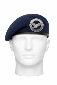 Écusson métallique Aigle du Corps de l'entraînement aérien, finition argentée, emblème pour béret, conception personnalisée - Product Image 3