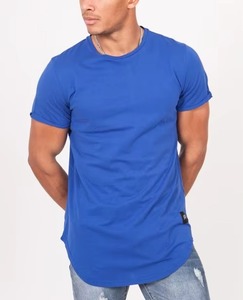 T-shirts classiques à col rond pour hommes, 100 % coton extensible, manches courtes, écologiques, séchage rapide, 180 GSM et 200 GSM, motif uni - Product Image 6
