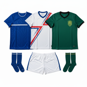 Maillot de football personnalisé pour adulte, ensemble complet respirant, tenue de football légère à manches courtes - Product Image 2