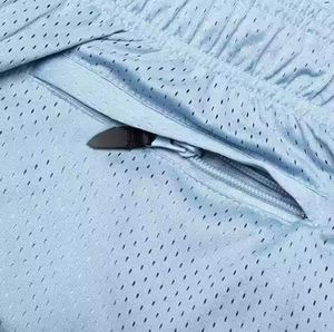 Custom Design Men's Summer Mesh Shorts Quick Dry Eco-Friendly Anti-UV Breathable Solid Pattern Casual - Product Image 3