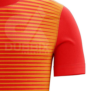 Maillot de football pour homme adulte de haute qualité, séchage rapide, été, avec impression de logo personnalisé sur le devant, broderie 3D, 100% polyester - Product Image 6