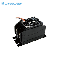 Liteputer 1CH DMX-512 Variateur LED à coupure de phase active anti-tiraillement, capacité 5A, charge maximale 1100W, pour toutes les ampoules LED, entrée 100-240V