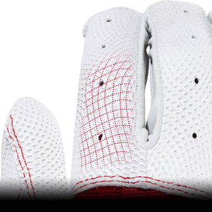 Gants de frappe pour baseball et softball, design de logo personnalisé, cuir, ambidextres, durables, légers, vente en gros, service OEM - Product Image 2