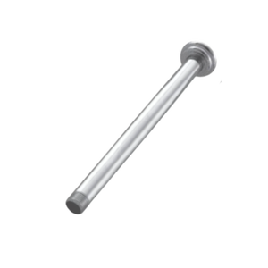 PSB0076 Bras de douche traditionnel en laiton électroplaqué de 1/2 po IPS x 4 po avec bride pour montage au plafond - Product Image 4