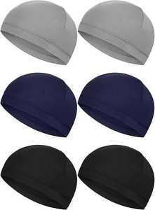 หมวกซับในแบบเย็นสบาย ผลิตจากผ้าไหมน้ำแข็ง ยืดหยุ่นได้ ป้องกันเหงื่อและรังสียูวี เหมาะสำหรับเล่นกีฬาและตกปลา ขายส่ง - Product Image 3