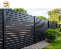 Clôture de confidentialité et balustrade de balcon en aluminium avec grille pour décoration de jardin extérieur, allée de villa