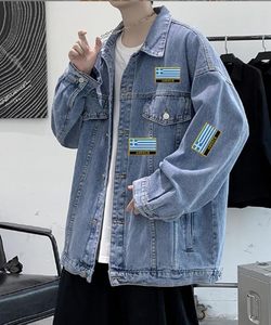 แพทช์ธงชาติกรีซ 1 ชิ้น แบบรีดติดหรือเย็บติด ปักลาย - Product Image 3