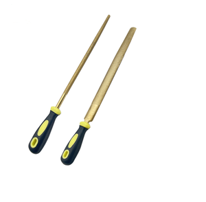 Juego de 5 limas planas de 250 mm, corte bastardo, doble corte, óxido de aluminio, grado industrial, herramienta para pulir metal, más vendido - Product Image 2