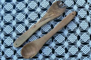 Cuillère à thé en bois faite à la main, cuillère doseuse en bois naturel pour café et sucre, finition polie, ustensile de cuisine - Product Image 6