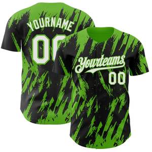 Maillot de baseball personnalisé à manches courtes 100 % coton biologique antibactérien entièrement boutonné uniforme d'équipe vente en gros - Product Image 1