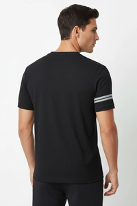 Camiseta de Hombre a Rayas, 100% Algodón Interlock, 260g, con Estampado Digital - Product Image 4