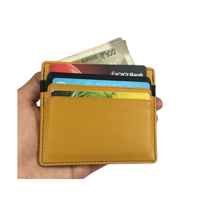 Tarjetero de Cuero de Cabra Premium Mustered WI 056, Duradero con Diseño Práctico para el Uso Diario, para Porta Tarjetas - Product Image 3