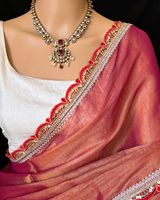 Sari en tissu de soie et coton tissé à motifs floraux délicats, bordure florale élégante de créateur, pour mariage et soirée, boutique de tissus en gros