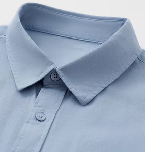 Unisex Lightweight Long-Sleeve Polo Work Shirt 100% Cotton Multiple Pockets for Outdoor Hiking & Fishing Guard Use by Bangladesh - Product Image 3
