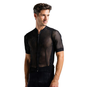 Camiseta de malla de secado rápido 100% con cuello en V y hombros caídos, de manga corta, oversize, ligera, para hombre - Product Image 6