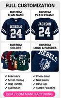 Camiseta de Fútbol Corta Personalizada para Mujer, Top Corto de Malla, Nombre y Número del Equipo Personalizados, Fabricante OEM ODM