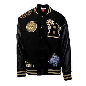 Chaqueta de béisbol estilo bomber para hombre, corte ajustado, de algodón, bordada y personalizada, chaqueta universitaria para mujer, chaqueta de invierno para hombre. - Product Image 1