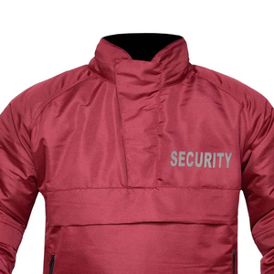 Security Guard <b>Jacket</b> Reflective Workwear Uniform Winter Coat Windproof <b>Waterproof</b> Safety Patrol <b>Red</b> <b>Jacket</b> - Product Image 6