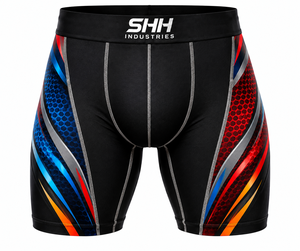 Custom Men Compression Shorts Quick Dry Stretch Gym Running Training Sports Tights Athletic Wear OEM Private Label Wholesale - Product Image 3