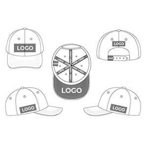 Casquette de baseball unisexe décontractée noire à 6 panneaux avec motif de fruits à pois Y2K imprimé par transfert thermique et boucle métallique - Product Image 6