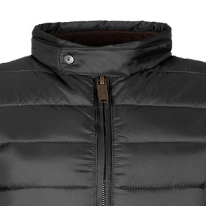 Gilet matelassé sans manches coupe-vent avec fermeture éclair, taille personnalisable, gilets matelassés brillants pour femmes - Product Image 3