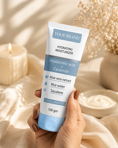 Crema Hidratante Facial con Ceramidas y Logotipo Personalizado para Reparación de la Barrera Cutánea, Hidratación Profunda y Cuidado Diario - Product Image 5