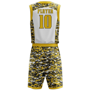 Uniformes de basket-ball en tissu recyclé écologique pour hommes, sublimés, respirants, à séchage rapide, shorts en mesh et maillot - Product Image 6