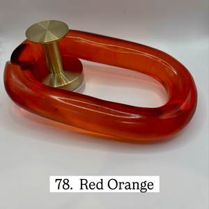 Décoration murale artisanale rustique moderne en résine époxy, chaîne à maillons épais, grande taille, accessoire de décoration intérieure - Product Image 3