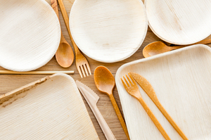 Platos y Tazones Ecológicos de Hoja de Palma, Vajilla Desechable Natural para Catering y Eventos, Venta al por Mayor desde Vietnam - Product Image 2