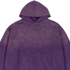 Sudadera con Capucha de Gran Gramaje Lavada, Estilo Urbano, Personalizable, Perfecta para Impresión y Creación de Marca - Product Image 3