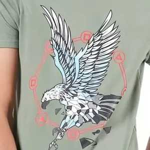 T-shirt homme tendance pour la saison estivale, 100% coton, durable et abordable, fabrication directe du Pakistan, prix bas. - Product Image 4
