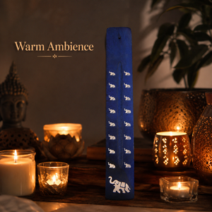 Colorful Printed Wooden Incense Ash Catcher Tray | <b>Decorative</b> Wooden Incense Stick Holder for Meditation Yoga Home <b>Decor</b> Gifting - Product Image 3