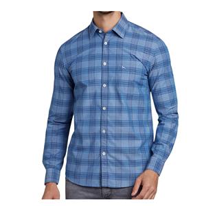 Camisa de Franela de Algodón Suave con Estampado a Cuadros y Estilo Abotonado, Ropa de Moda Masculina y Camisas Casuales 100% Algodón en Venta - Product Image 4