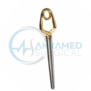 High Quality Yasargil Temporary Occlusion Clip 17mm Straight Jaw Stainless Steel <b>Neurosurgery</b> <b>Instrument</b> CE Certified - Product Image 6
