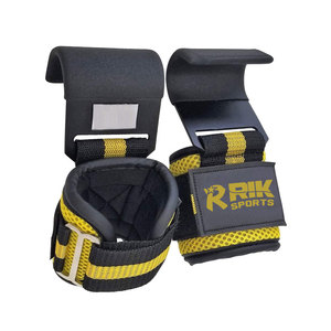 Sangles de musculation avec support renforcé pour les poignets, sangles d'aide à la levée pour exercices de musculation, sangles de musculation à crochet. - Product Image 1